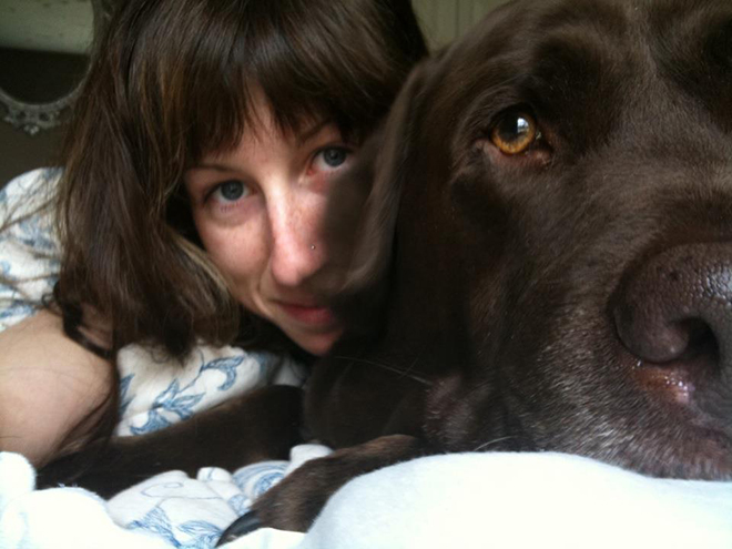 Standard issue post-nap selfie.